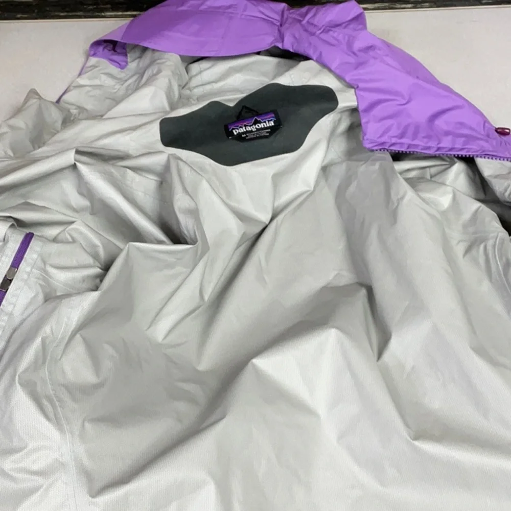 Patagonia Purple Hooded Trench Coat
